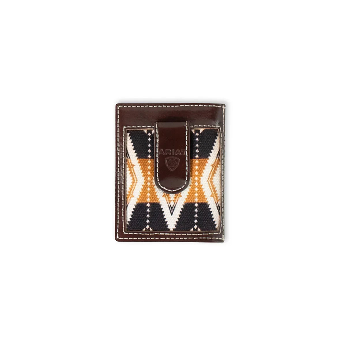 Men's Ariat Brown Money Clip Style Wallet A3559602 - Crazy House Western Wear