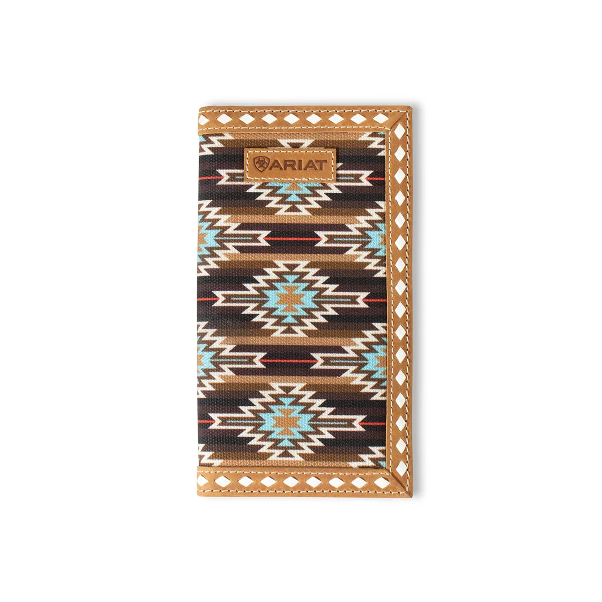 Men's Ariat Brown Rodeo Style Wallet A3559102 - Crazy House Western Wear