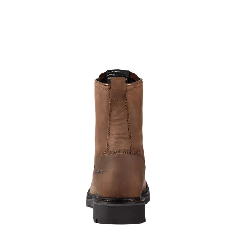 Men's Ariat Cascade 8" Wide Square Toe Steel Toe Work Boot 8" 10011917 - Crazy House Western Wear