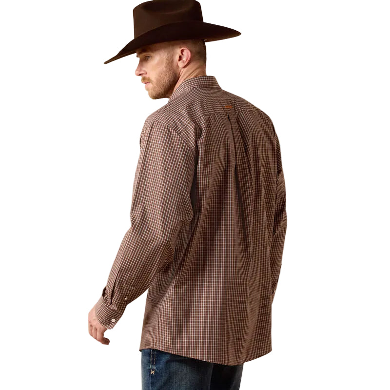 Men's Ariat Chesnutt Plaid Wrinkle Free Coen Classic Fit Shirt 10071742