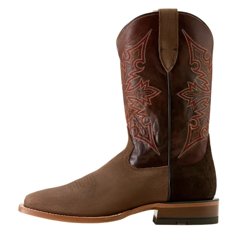 Men's Ariat Circuit Gritty Wide Square Toe Cowboy Boot 10063995 - Crazy House Western Wear