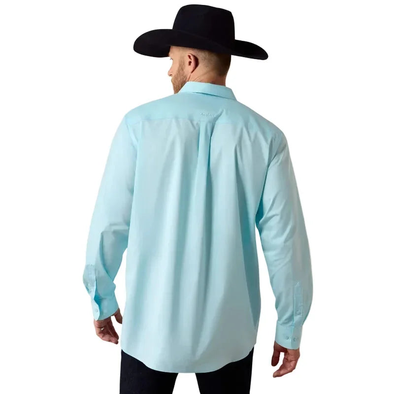 Men's Ariat Crystal Blue Everything Classic Fit Shirt 10072735