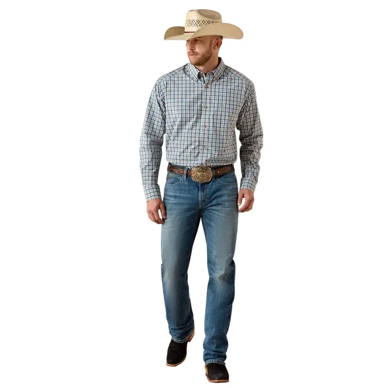 Men's Ariat Deep Dive Plaid Pro Series Truitt Classic Fit Shirt 10071583