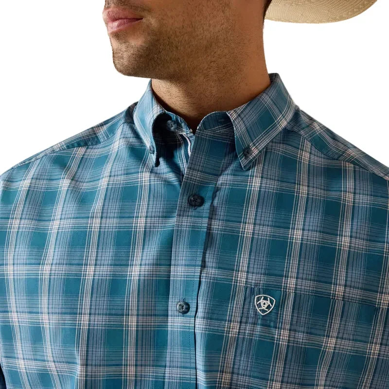 Men's Ariat Deep Dive Plaid Pro Series Tyce Classic Fit Shirt 10071580