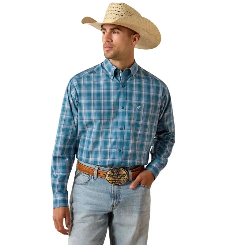 Men's Ariat Deep Dive Plaid Pro Series Tyce Classic Fit Shirt 10071580