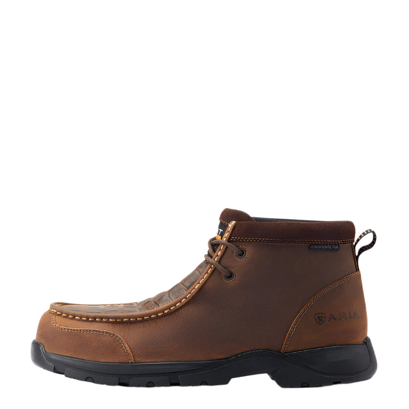Men's Ariat Edge LTE 4" Moc Composite Toe Work Boot 10044578 - Crazy House Western Wear