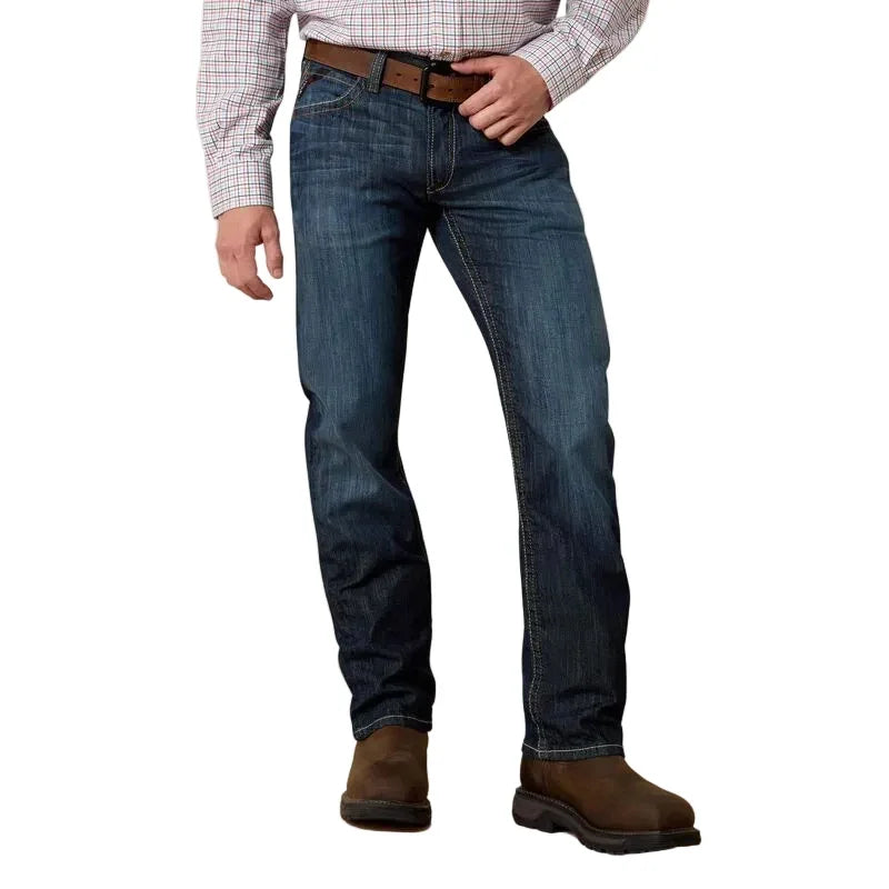 Men's Ariat FR M5 Straight Duralight Stretch Basic Straight Leg Jeans 10041118