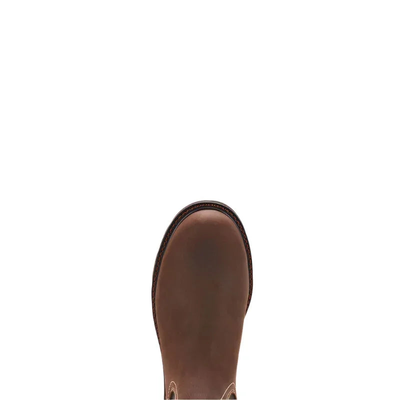 Men's Ariat Groundbreaker Chelsea Waterproof Steel Toe Work Boot 6" 10024983 - Crazy House Western Wear