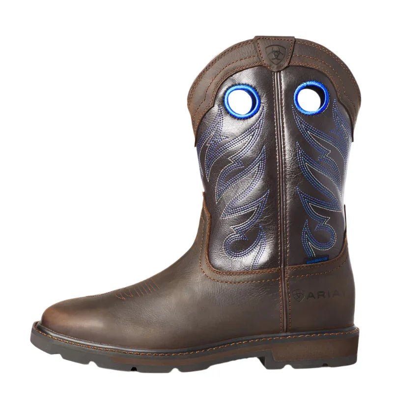 Men's Ariat Groundwork Waterproof Work Boot 11" 10034724 - Crazy House Western Wear