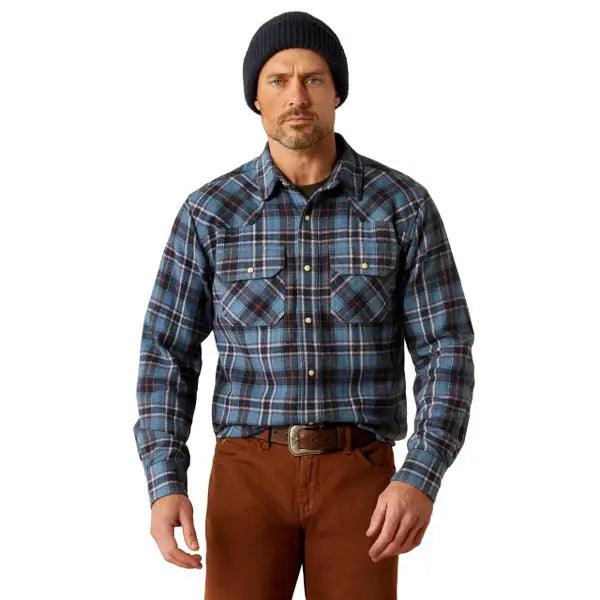 Men's Ariat Harden Flannel Work Shirt 10053876 - Crazy House Western Wear
