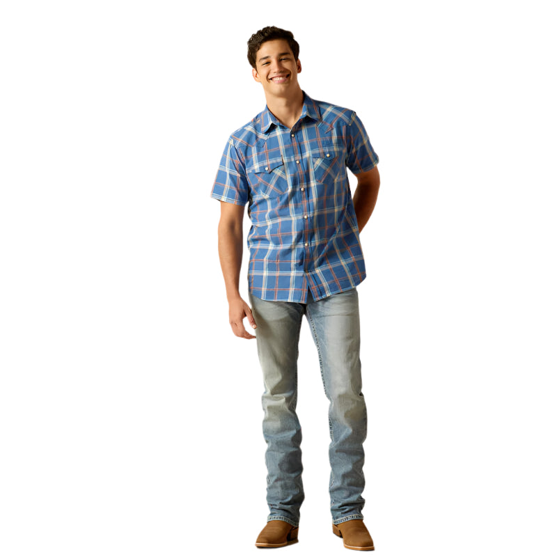 Men's Ariat Hogany Retro Fit Shirt 10051255 - Crazy House Western Wear