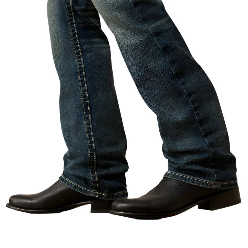 Men's Ariat M5 Slim Stretch Adkins Stackable Straight Leg Jean 10030275 - Crazy House Western Wear