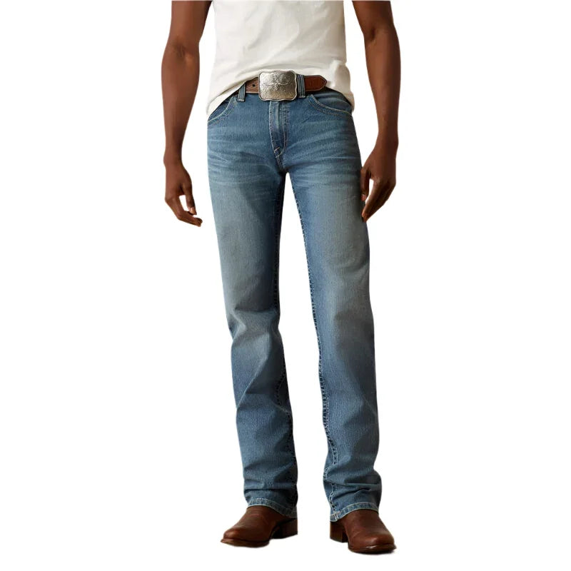 Men's Ariat M5 Straight Forrest Straight Leg Jeans 10060927 - Crazy House Western Wear