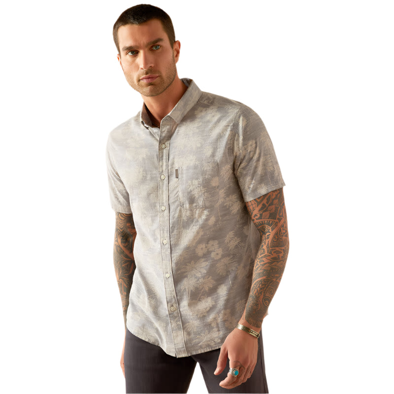 Men's Ariat Morris Modern Fit Button Down Shirt 10054851 - Crazy House Western Wear