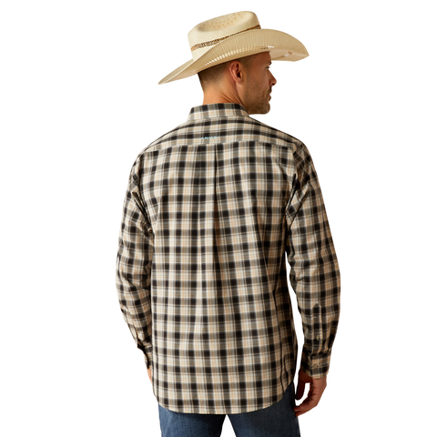 Men's Ariat Pro Series Garrett Shirt Black 10054651 - Crazy House Western Wear
