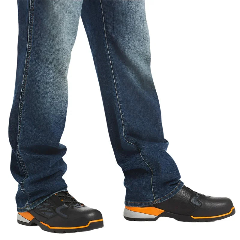 Men's Ariat Rebar M3 Loose Dura Stretch Basic Stackable Leg Jean 10022605 - Crazy House Western Wear