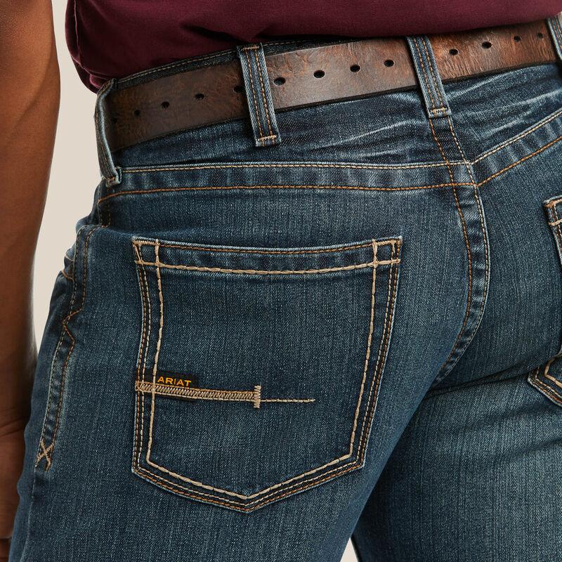 Men's Ariat Rebar M5 Straight DuraStretch Edge Stackable Straight Leg Jean 10016222 - Crazy House Western Wear