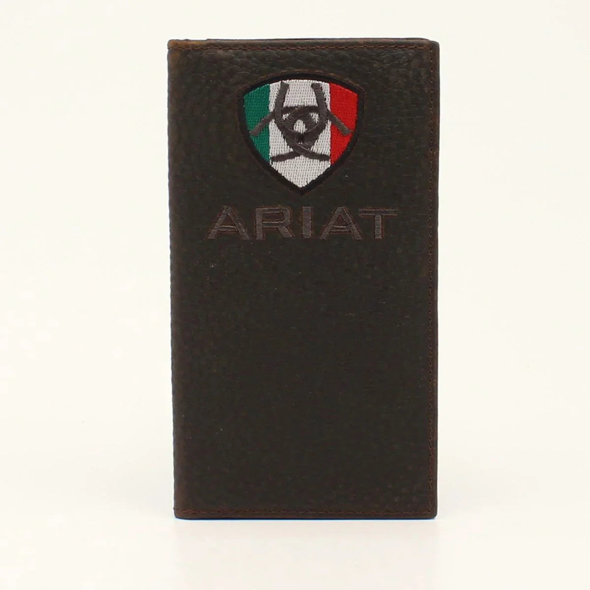 Men's Ariat Rowdy Brown Leather Rodeo Style Wallet A35491282 - Crazy House Western Wear