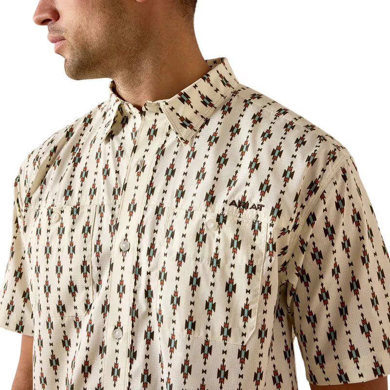 Men's Ariat Sandshell Printed 360 Airflow Classic Fit Shirt 10071662