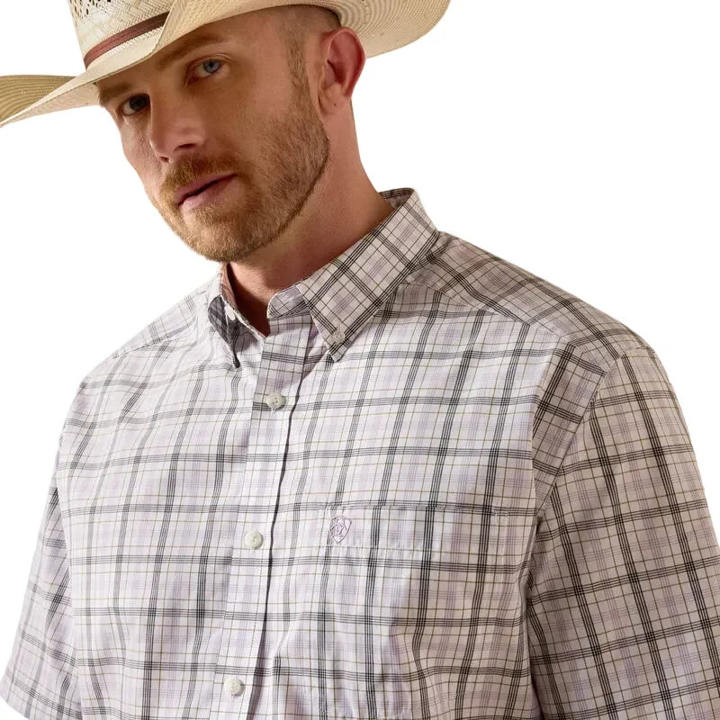 Men's Ariat Short Sleeve Pro Series Sasha Classic Fit Shirt 10073606