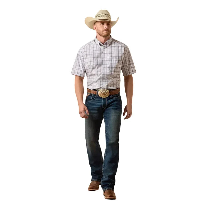 Men's Ariat Short Sleeve Pro Series Sasha Classic Fit Shirt 10073606