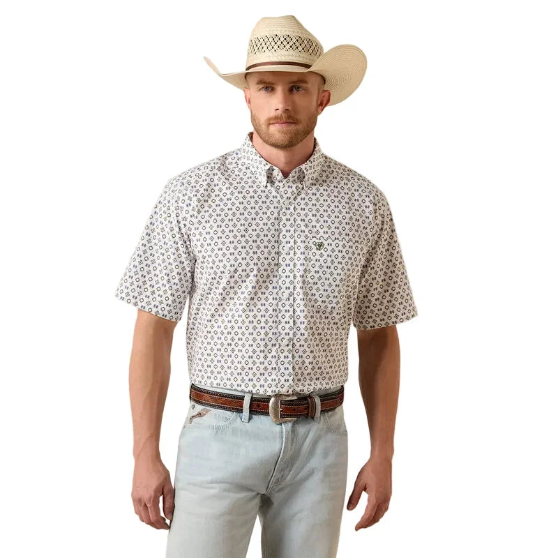 Men's Ariat Short Sleeve Seton Classic Fit Shirt 10073528