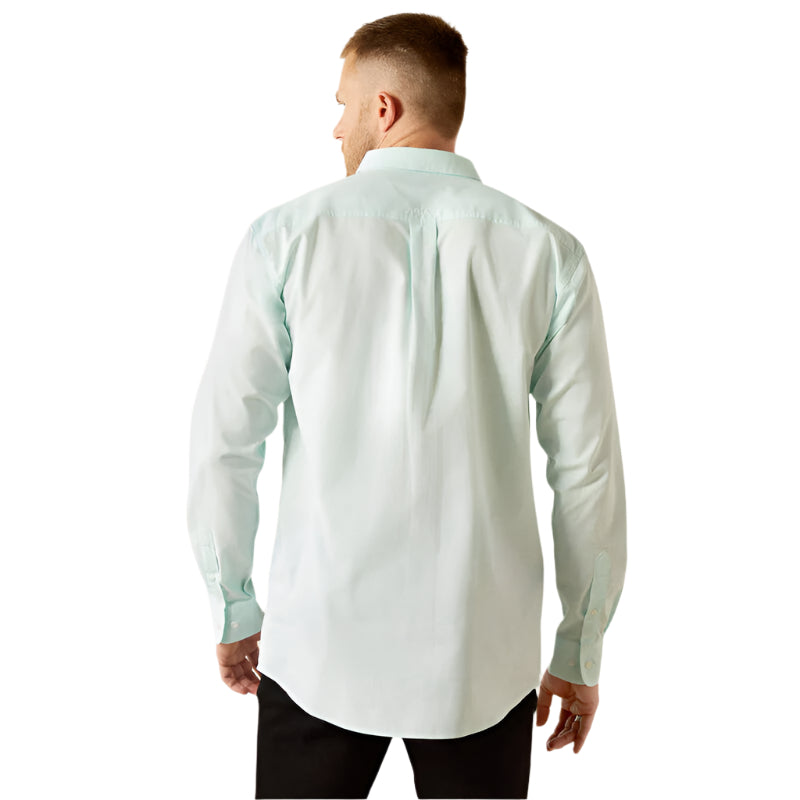 Men's Ariat Solid Slub Classic Fit Shirt 10055116 - Crazy House Western Wear