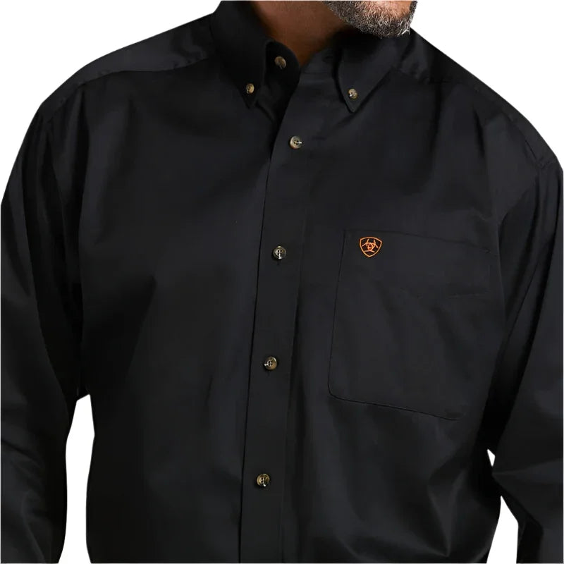 Men's Ariat Solid Twill Classic Fit Shirt 10000502 - Crazy House Western Wear