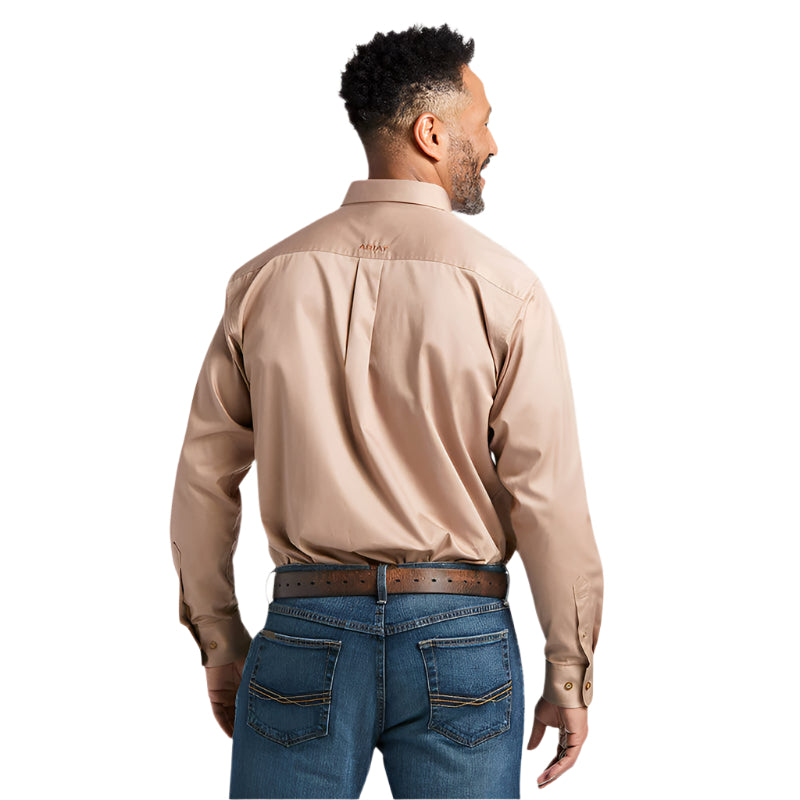 Men's Ariat Solid Twill Classic Fit Shirt 10000505 - Crazy House Western Wear