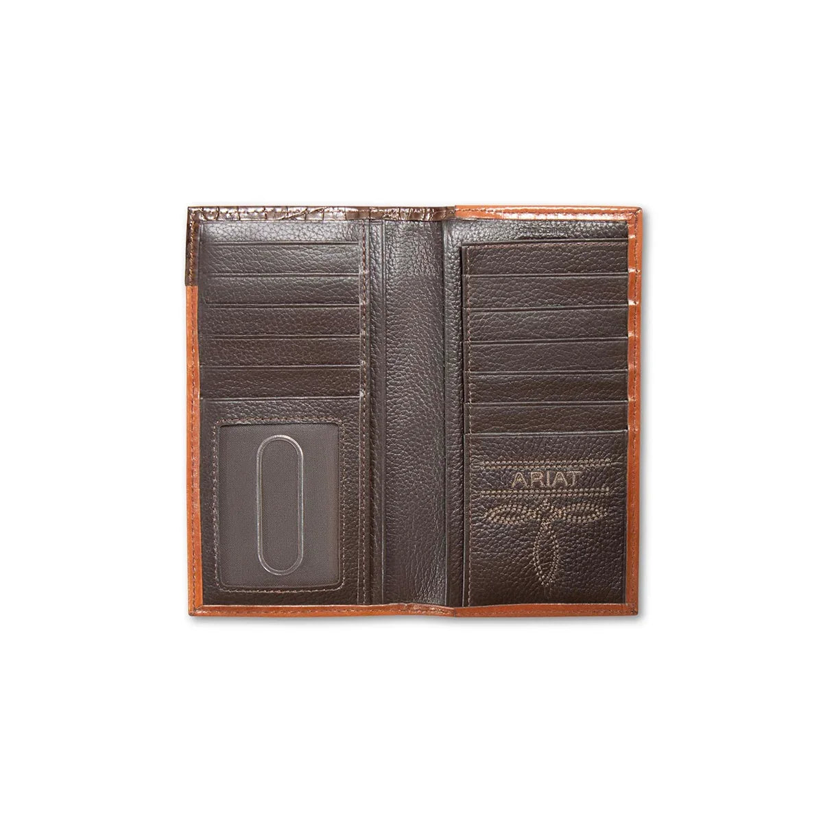 Men's Ariat Tooled Leather with Concho Wallet A3516208 - Crazy House Western Wear