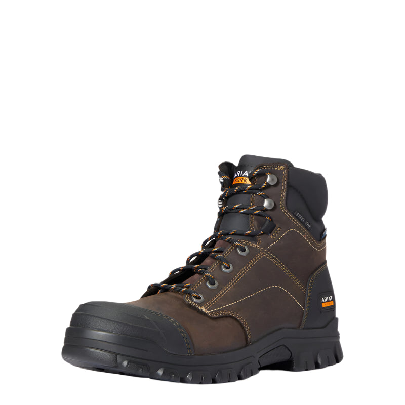 Men's Ariat Treadfast 6" Waterproof Steel Toe Work Boot 10034673 - Crazy House Western Wear