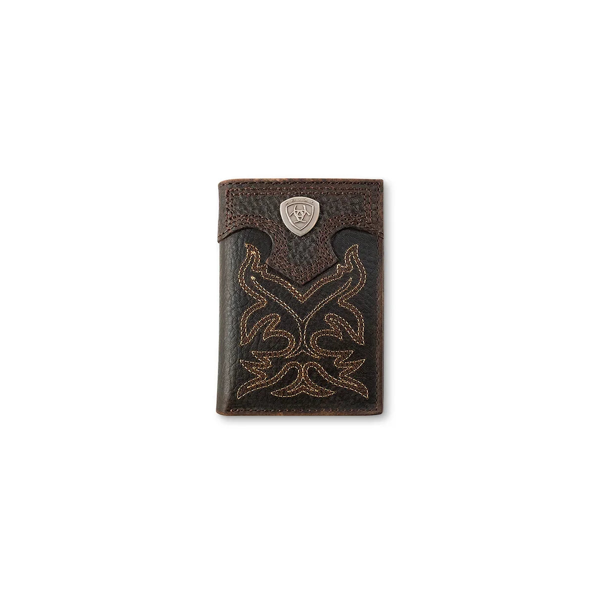 Men's Ariat Trifold Wallet A3511002 - Crazy House Western Wear