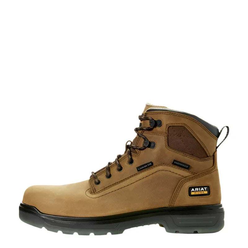 Men's Ariat Turbo 6" Waterproof Carbon Toe Work Boot 10027335 - Crazy House Western Wear