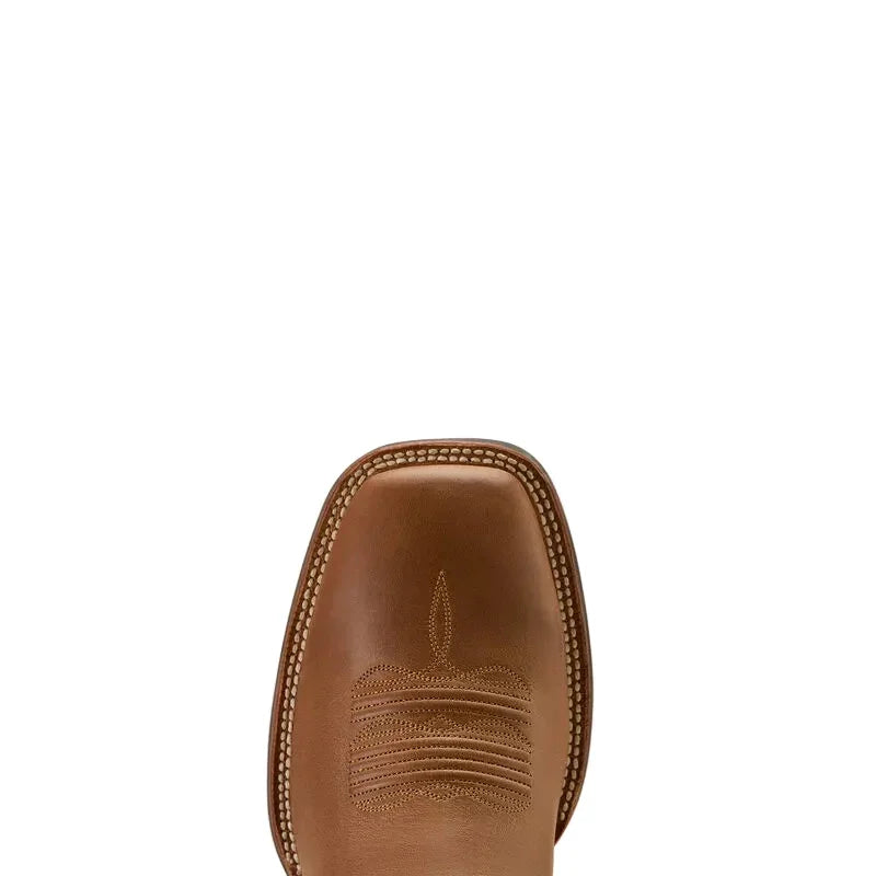 Men's Ariat Wheat Brown/Lime Baxter Square Toe Cowboy Boot 10061238