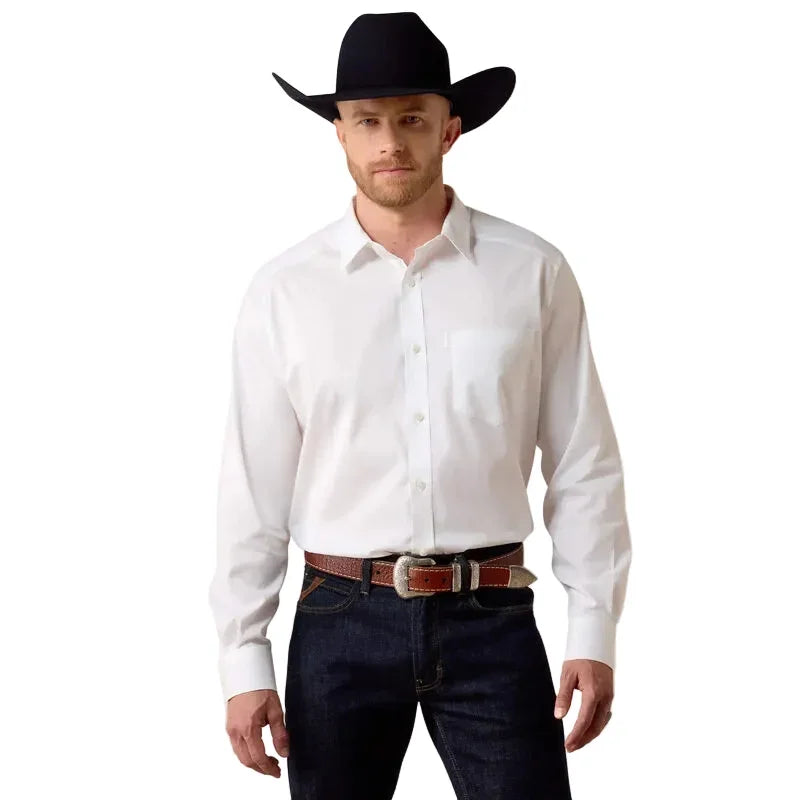 Men's Ariat White Everything Classic Fit Shirt 10072739