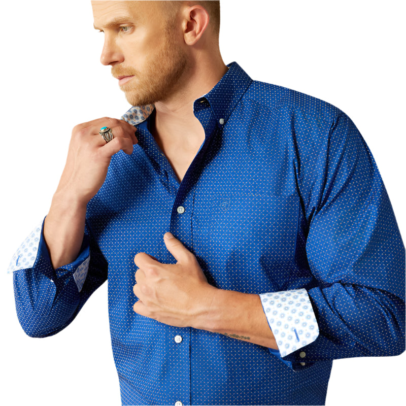 Men's Ariat Wrinkle Free Bodie Classic Fit Shirt 10054721 - Crazy House Western Wear