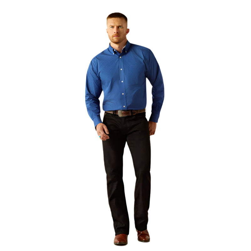 Men's Ariat Wrinkle Free Bodie Classic Fit Shirt 10054721 - Crazy House Western Wear
