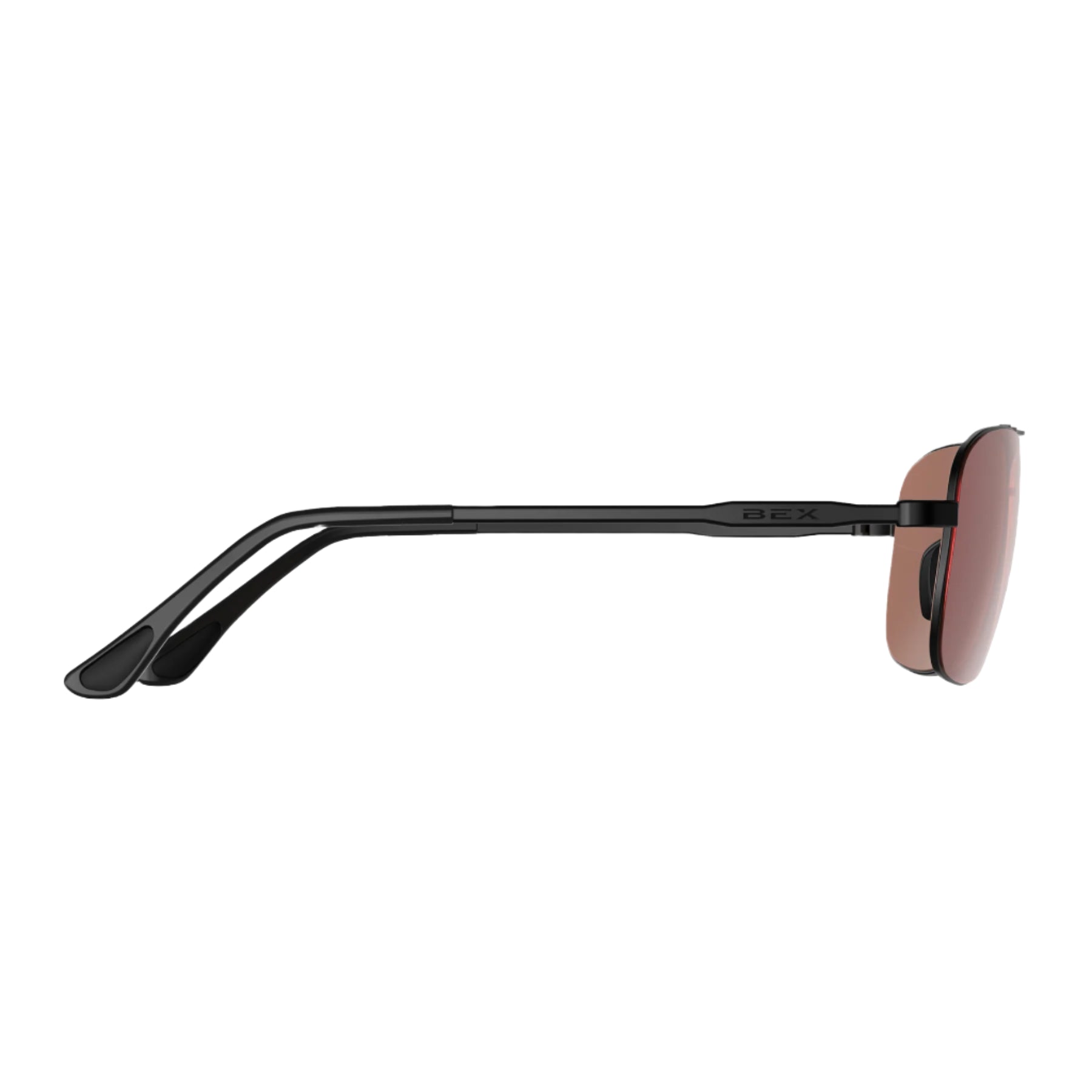 Men's Bex "Draeklyn OTG" Balck Brown and Red Sunglasses S167BBR - Crazy House Western Wear