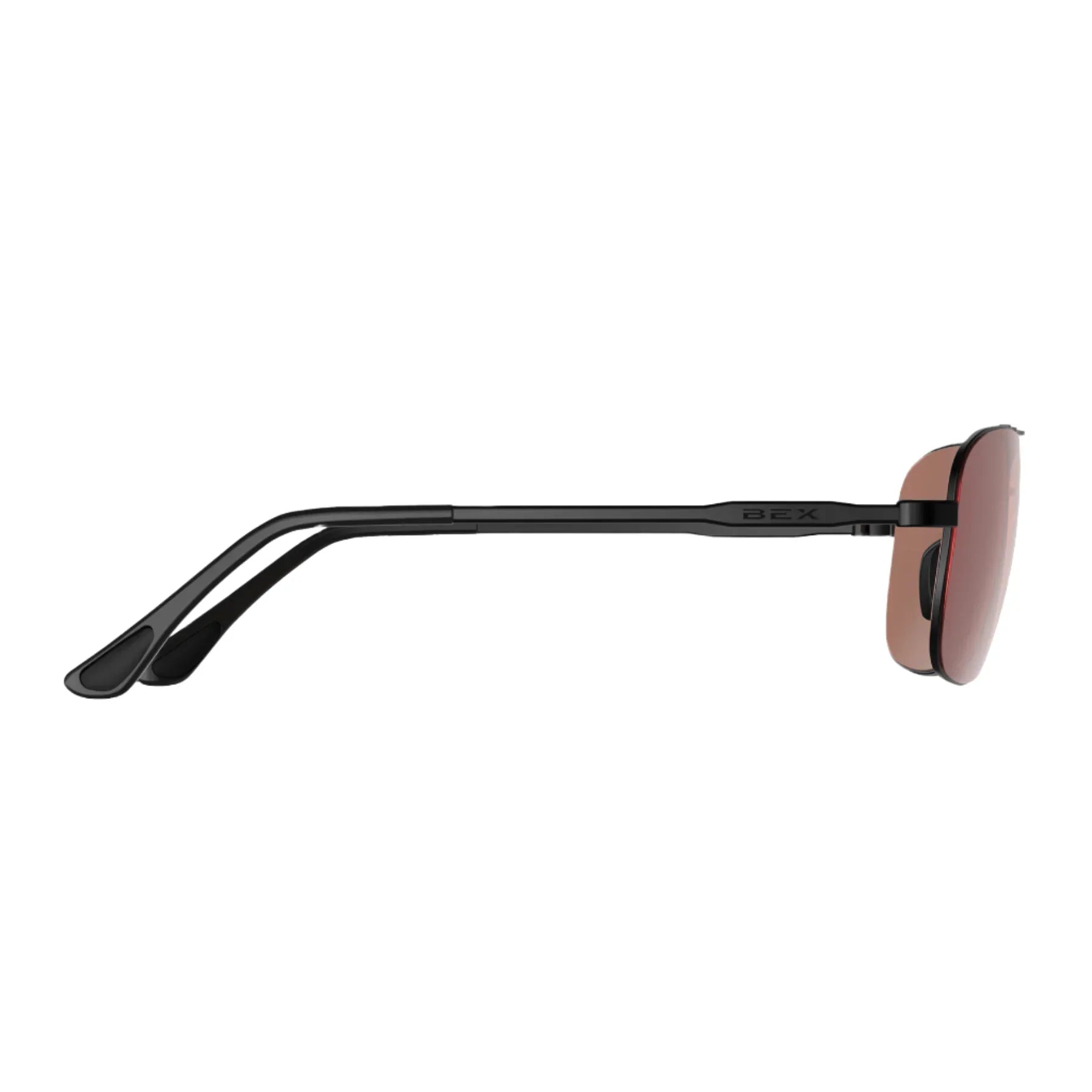 Men's Bex "Draeklyn OTG" Balck Brown and Red Sunglasses S167BBR - Crazy House Western Wear