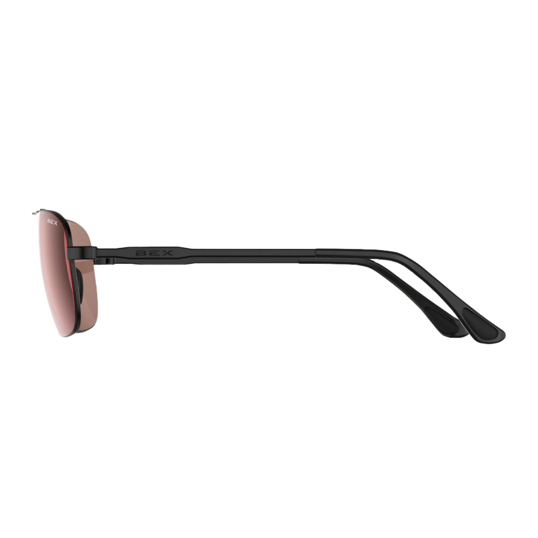 Men's Bex "Draeklyn OTG" Balck Brown and Red Sunglasses S167BBR - Crazy House Western Wear