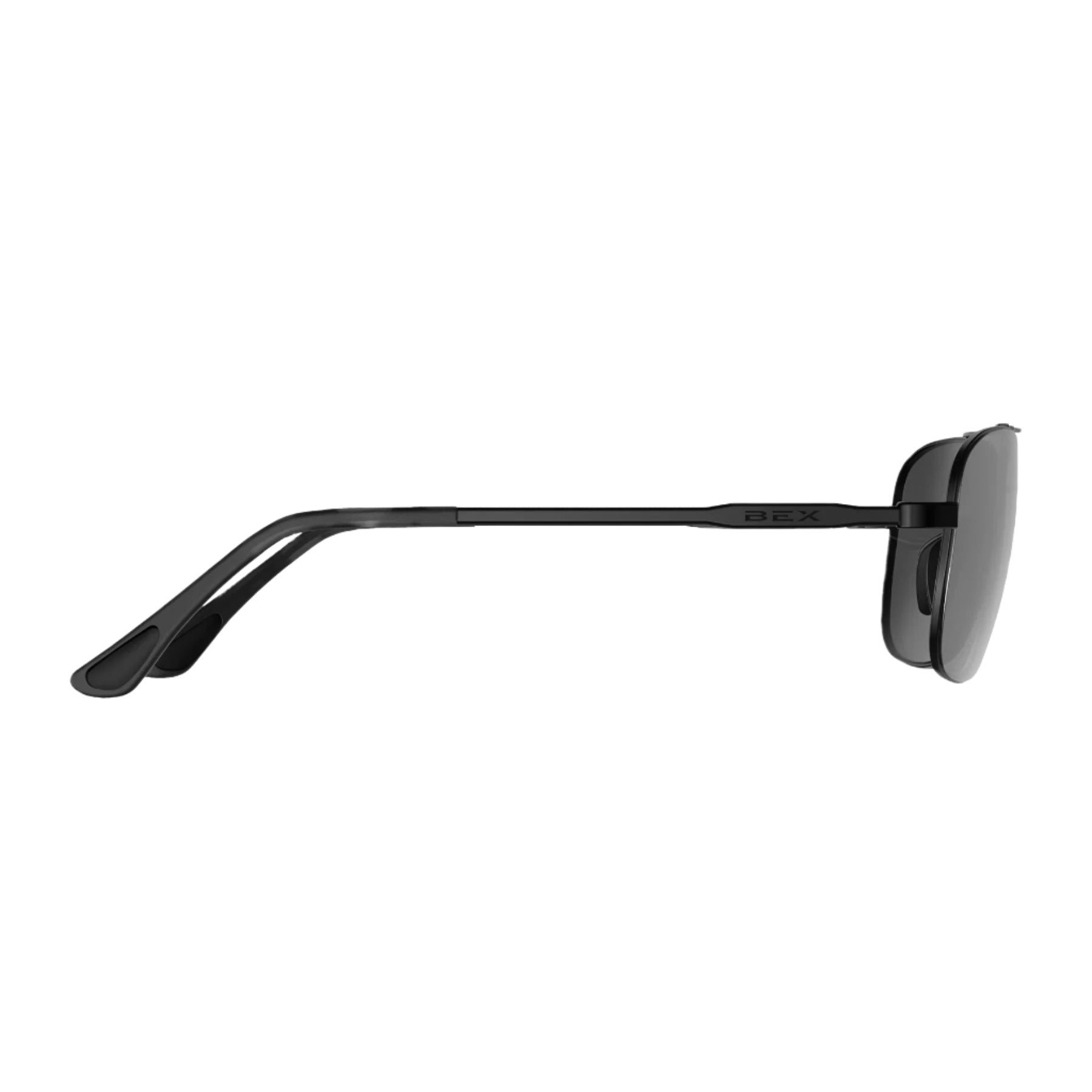 Men's Bex "Draeklyn OTG" Black Gray and Silver Sunglasses S167BGS - Crazy House Western Wear