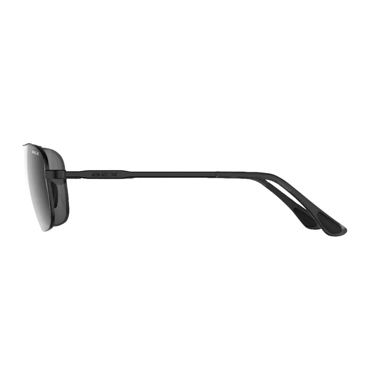 Men's Bex "Draeklyn OTG" Black Gray and Silver Sunglasses S167BGS - Crazy House Western Wear