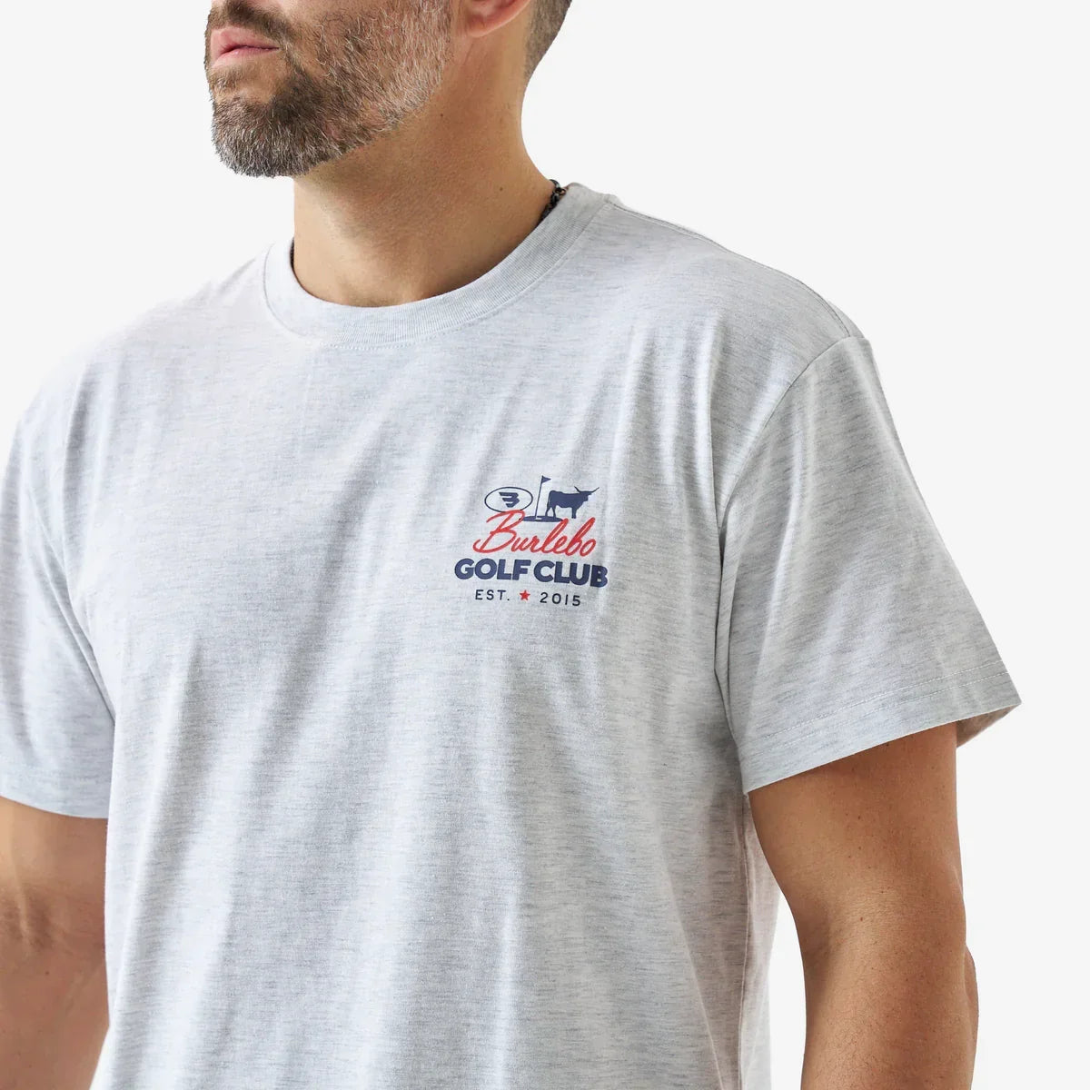 Men's Burlebo Ash Gray Burlebo Golf Club Short Sleeve T-shirt SST-GFCB-AG