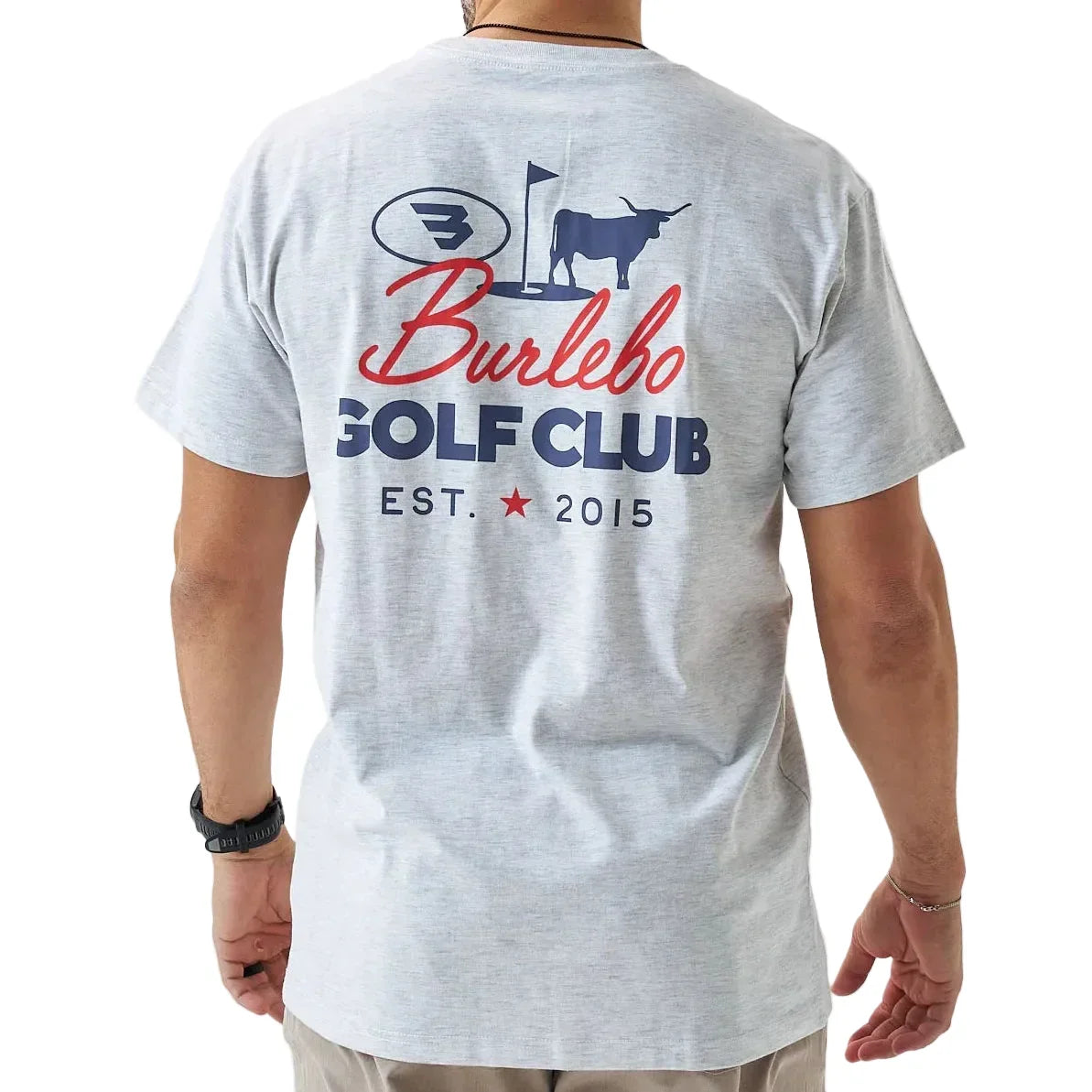 Men's Burlebo Ash Gray Burlebo Golf Club Short Sleeve T-shirt SST-GFCB-AG