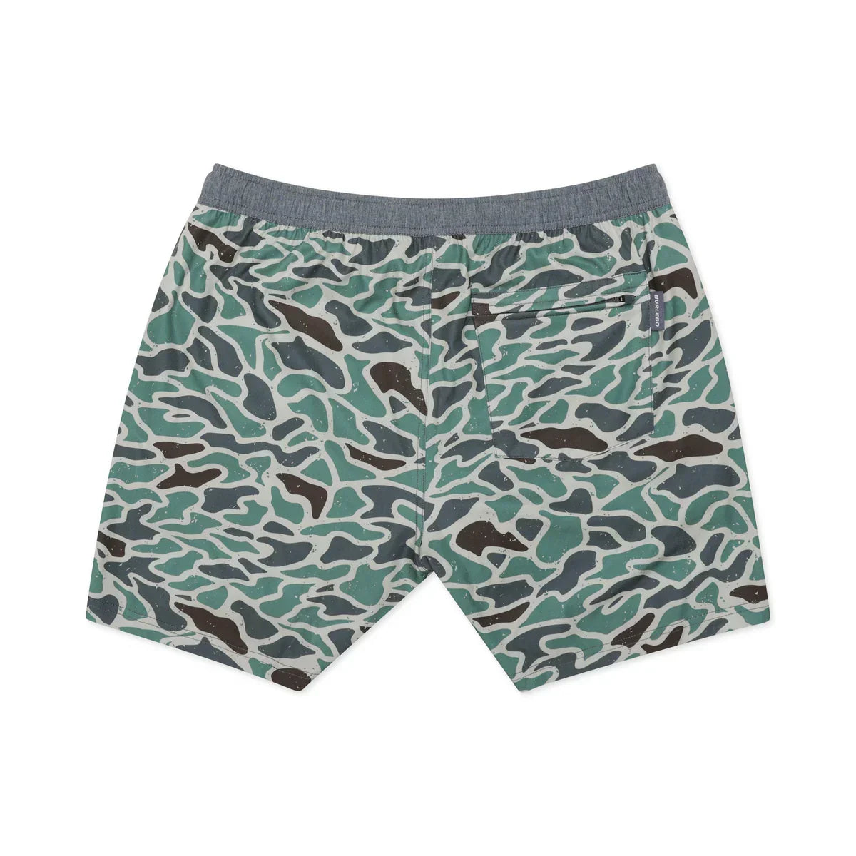 Men's Burlebo Athletic Short - Retro Duck Camo - Grey Liner AS-RDC - Crazy House Western Wear