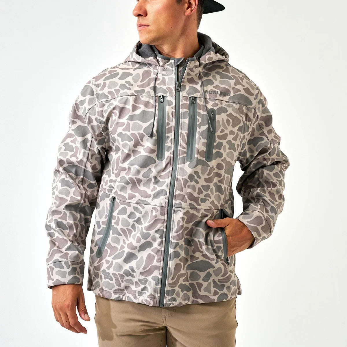 Men's Burlebo Classic Deer Camo Challenger Jacket