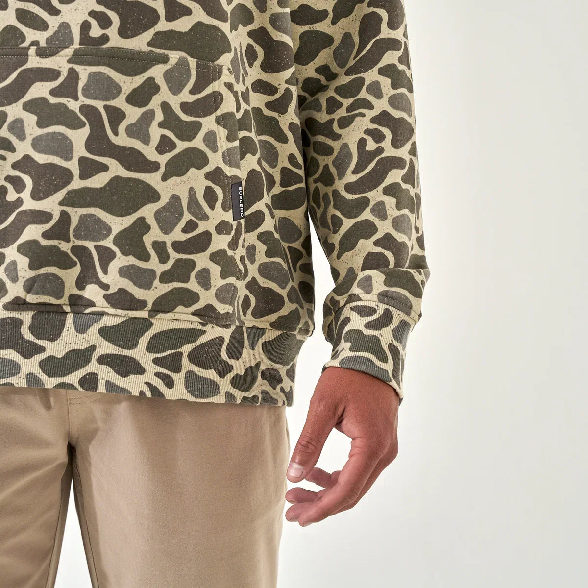 Men's Burlebo Classic Deer Camo Fleece Hoodie
