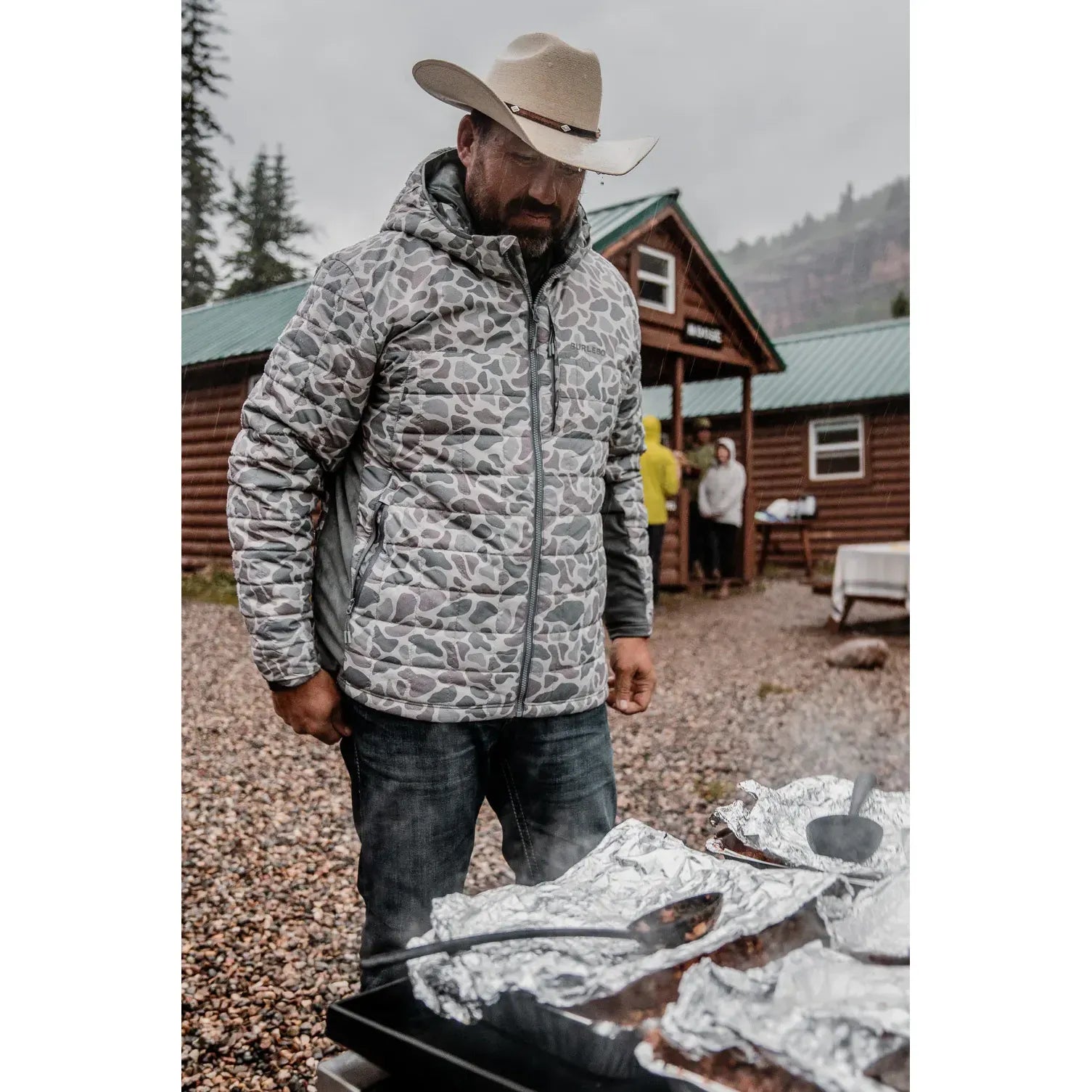 Men's Burlebo Classic Deer Camo Puffer Jacket PJACK-CDC