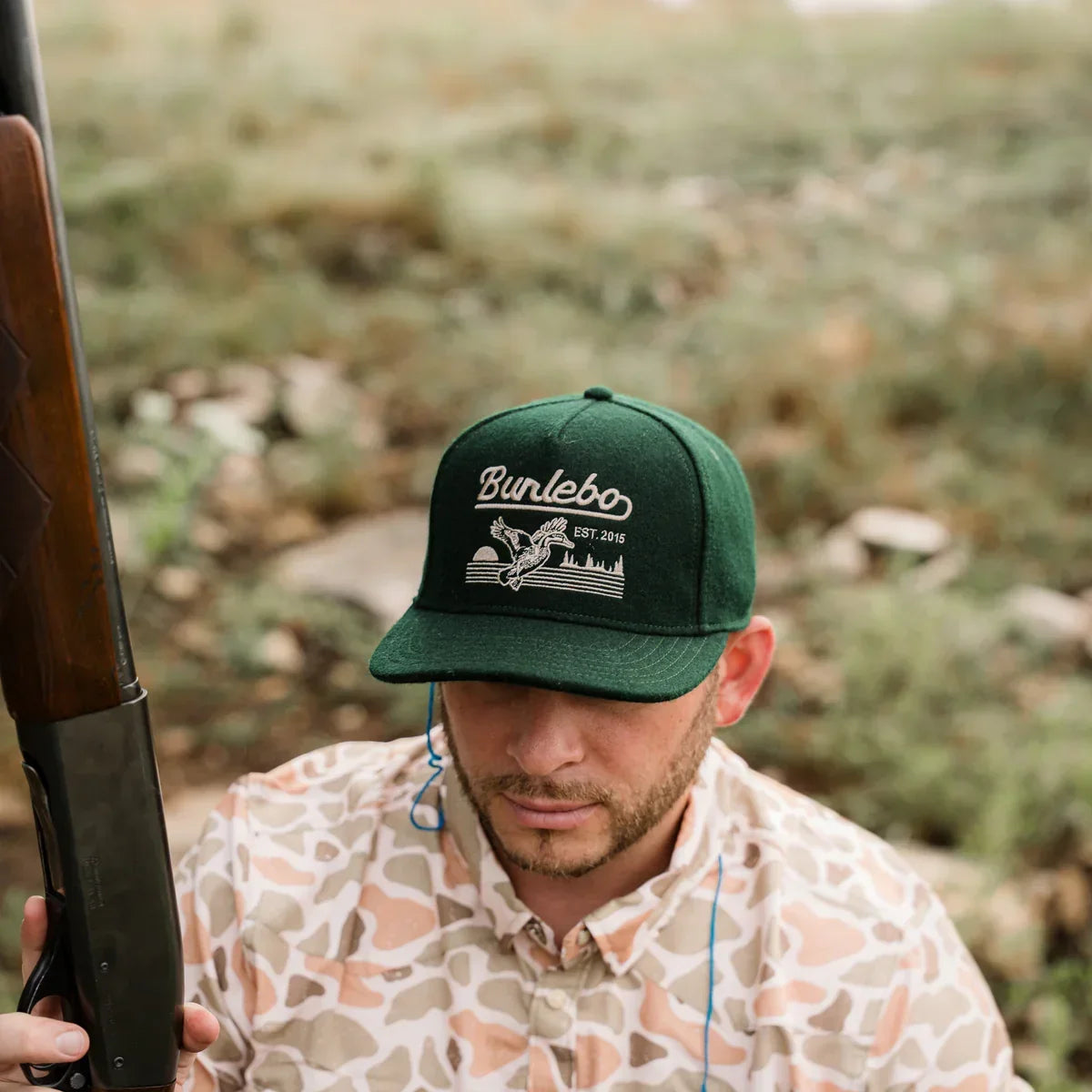 Men's Burlebo Duck Season Cap- Green C-DKSZN-G
