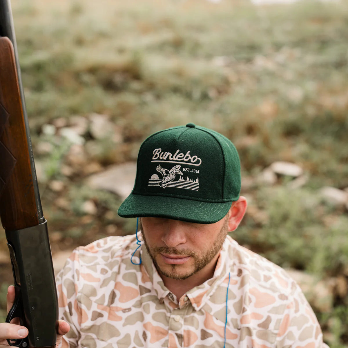 Men's Burlebo Duck Season Cap- Green C-DKSZN-G